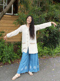 asana バンブーヘンプカーデ