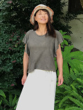 asana ひらひらTee・草木染め