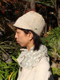 asana HEMP手編みハット