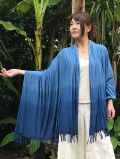 asana 大判ショール・草木染めグラデーション