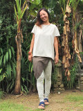 asana ヘンプコットンTee・きなり