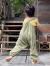 asana KIDS HEMP100% 薄手 オーバーオール・草木染め
