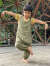 asana KIDS HEMP100% 薄手 オーバーオール・草木染め