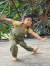 asana KIDS HEMP100% 薄手 オーバーオール・草木染め