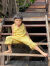 asana KIDS HEMP100% 薄手 オーバーオール・草木染め