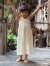 asana KIDS HEMP100% 薄手 2Way スカート・きなり