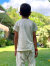 asana KIDS ヘンプコットン 薄手 ラグランTee・きなり