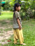 asana KIDS ヘンプコットン 薄手 ラグランTee・手刷り 大調和 プリント 草木染め 