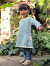 asana KIDS ふかふか 麻柄プリント チュニック