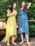 asana HEMP100% シンデレラ ワンピース・草木染め