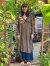 asana HEMP100% テロテロ フリンジ カシュクール カーディガン・草木染め