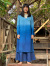 asana HEMP100% テロテロ フリンジ カシュクール カーディガン・草木染めグラデーション