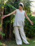 asana HEMP100% バイアス パンツ・きなり