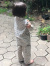 asana KIDS 麻柄プリント 甚平 パンツ