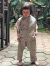 asana KIDS 麻柄プリント 甚平 パンツ