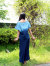 asana ゆったりTee・草木段染め