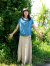 asana ウエーブTee・草木染め