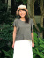 asana ひらひらTee・草木染め