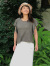 asana ひらひらTee・草木染め