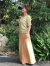 asana ゆったり 切り替えTee・草木染め