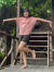 asana ヘンプコットン 薄手 NEW ギャザー Tee・草木染め