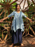 asana HEMP&TENCEL ５分袖フレアーカーデ・草木染め