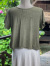 asana HEMP100% テロテロ ゆったり Tee・草木染め