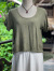 asana HEMP100% テロテロ ゆったり Tee・草木染め