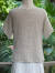 asana HEMP100% 手編み メッシュ Tee