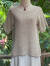 asana HEMP100% 手編み メッシュ Tee