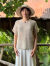 asana HEMP100% 手編み メッシュ Tee