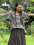 asana ヘンプコットン 薄手 NEW ウィング Tee・草木染め