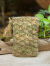 asana HEMP100% ワイルドヘンプ 手編みタッセル付き ポーチ