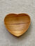 チーク WOOD ハート 小皿