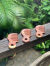 チーク WOOD 手付き くし