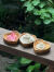 チークWOOD ハート ミニ小皿