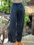 asana HEMP100% ストレート パンツ・草木染め