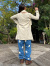 ふかふかパンツ　草木絞り染め