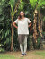 asana ヘンプコットンTee・きなり