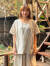 asana HEMP100% 切り替え ポケット Tee・きなり