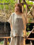 asana HEMP100% 切り替え ポケット Tee・きなり