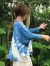 asana x Mandalaya ひらひら カットソー・藍染め
