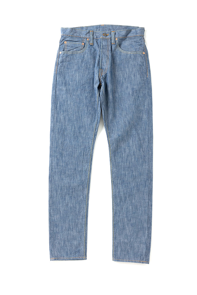 [1186-2] 14oz Slub Chambray 5-Pocket - Relaxed Tapered