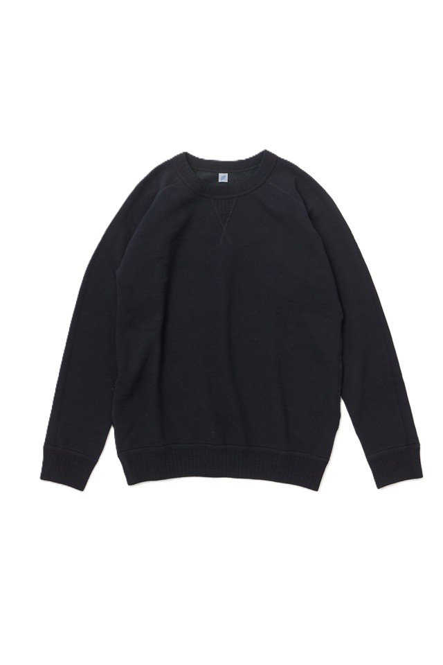 [5409-IDBK] Yarn Dyed Indigo Sweatshirt - Indigo + Black