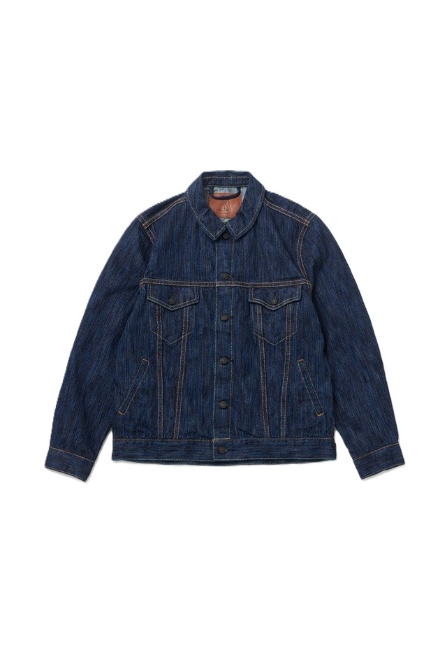 [6226-D] 14.5oz Waterfall Denim Type 3 Jacket - Dark