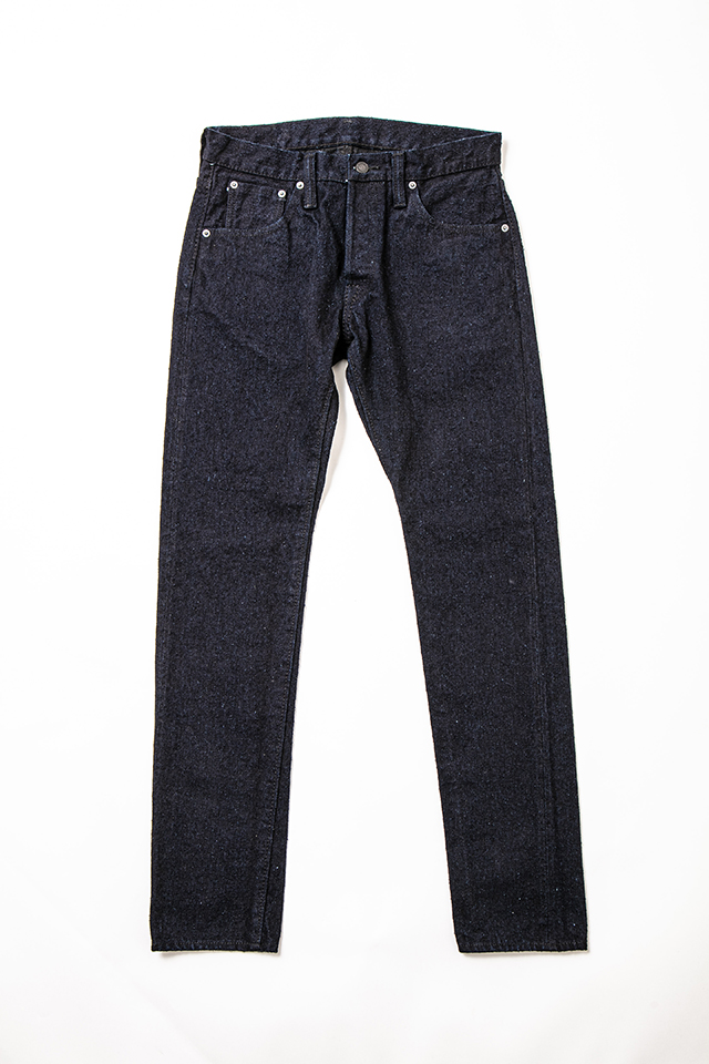 [DNP-013-IDSM] 16oz Double Nep Denim Indigo x Sumi - Slim Tapered