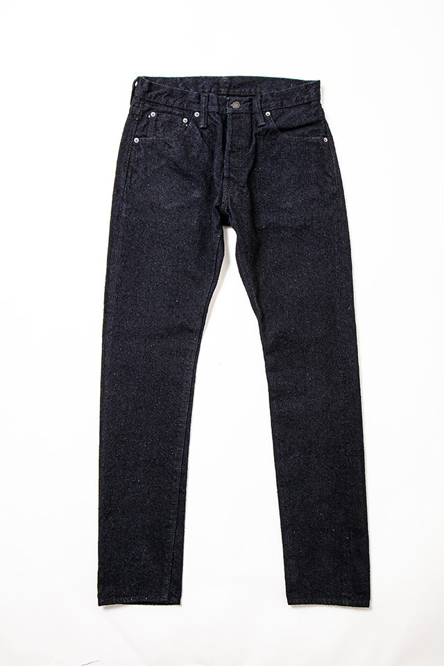 [DNP-019-IDSM] 16oz Double Nep Denim Indigo x Sumi - Relaxed Tapered