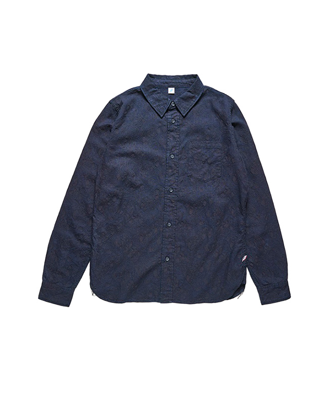 [2226-2] Jacquard Regular Shirt - Paisley