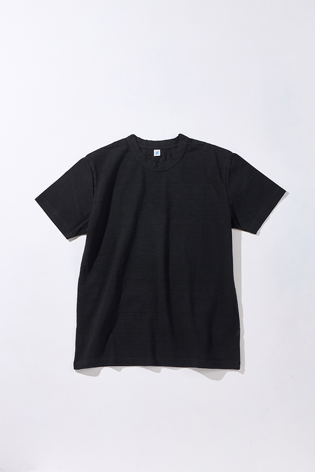 [SS-SLB-5011-BK] 8oz Slub Jersey T-shirt -  Black
