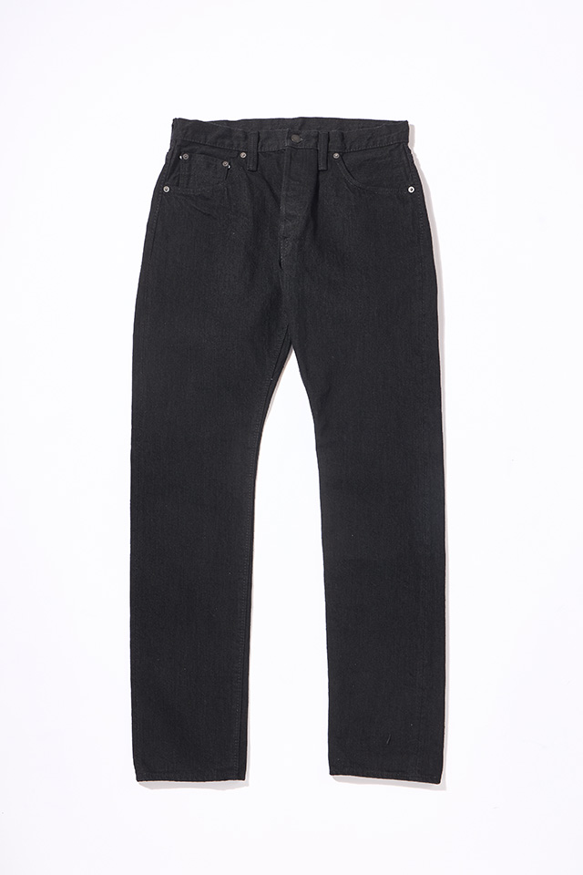 [XX-003-BK]  14oz. Double Black - Regular Straight